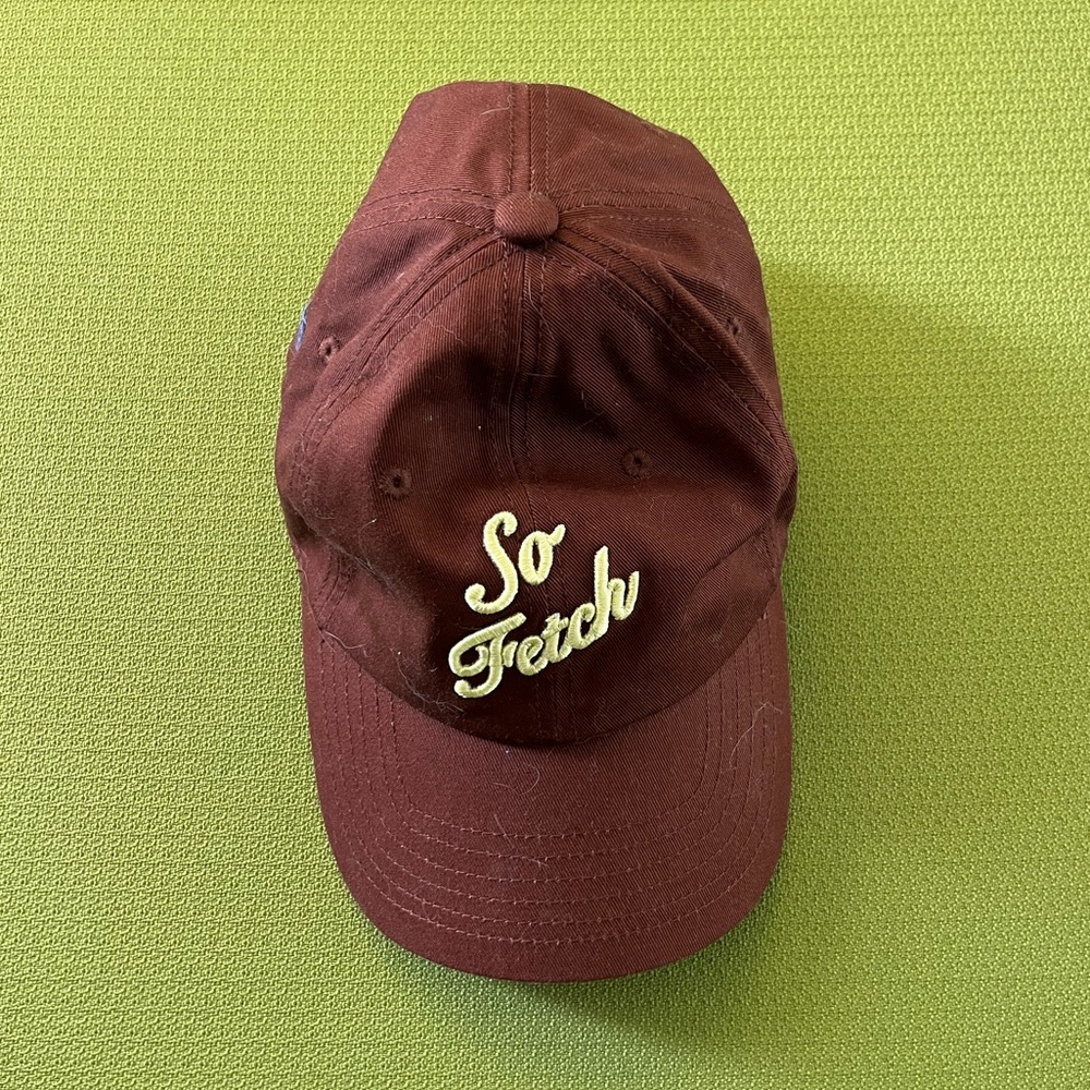 *SOLD*  The Cuddle Collab by Target “So Fetch” Brown Baseball Hat